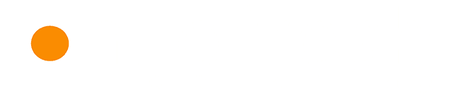 logo on blue